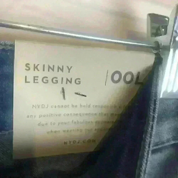 NWT NYDJ Ami Skinny Jeans Blue Sz 00L High-Rise - Picture 9 of 9